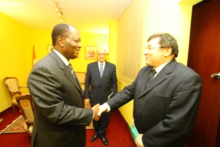 Visite à Sea-invest Côte d`Ivoire d`une délégation belge Steven Vanackere, vice-premier ministre : 